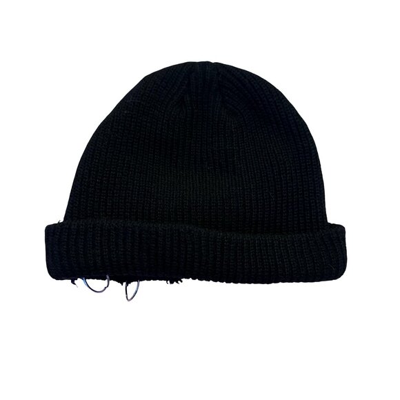 Minga Printed Pierced Beanie - Picture 2 of 3